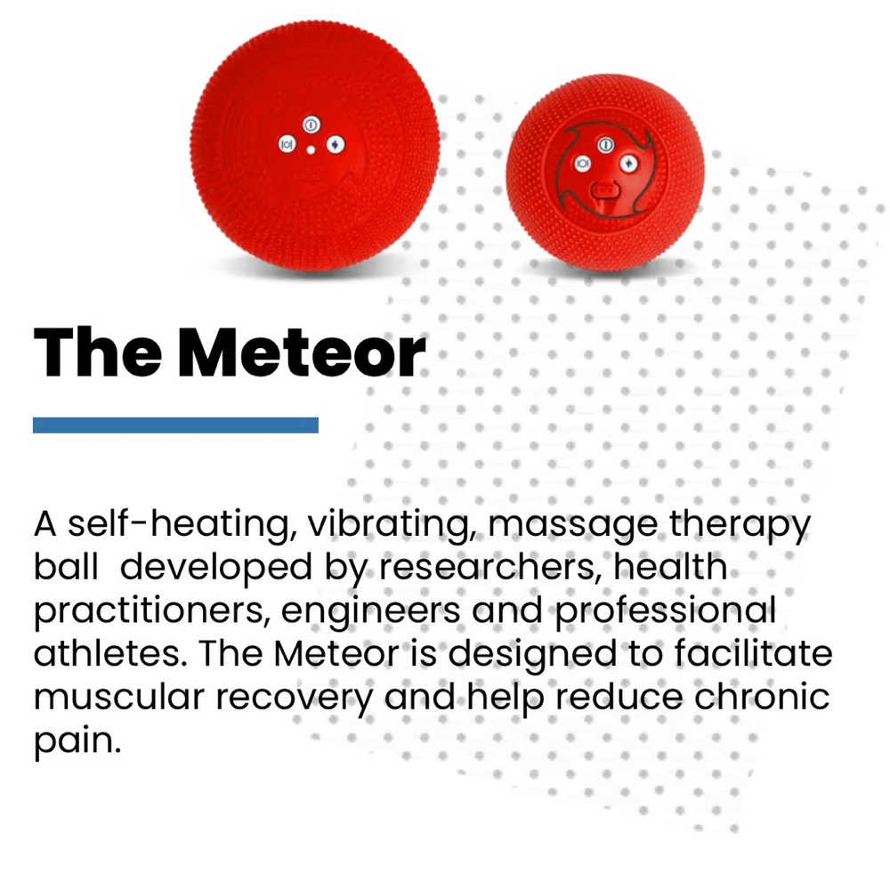 MyoStorm, The Meteor self-heating, vibrating, massage therapy ball